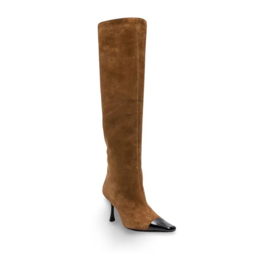 Roberta Festa Brown Suede Knee-High Boots